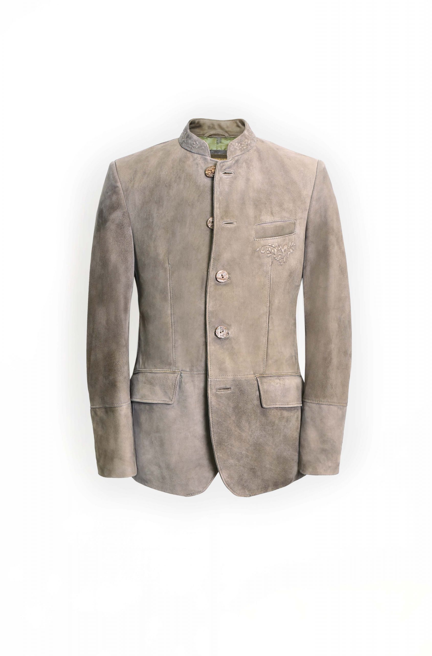 Goat Leather Jacket Men “Hirschkogel”, dust
