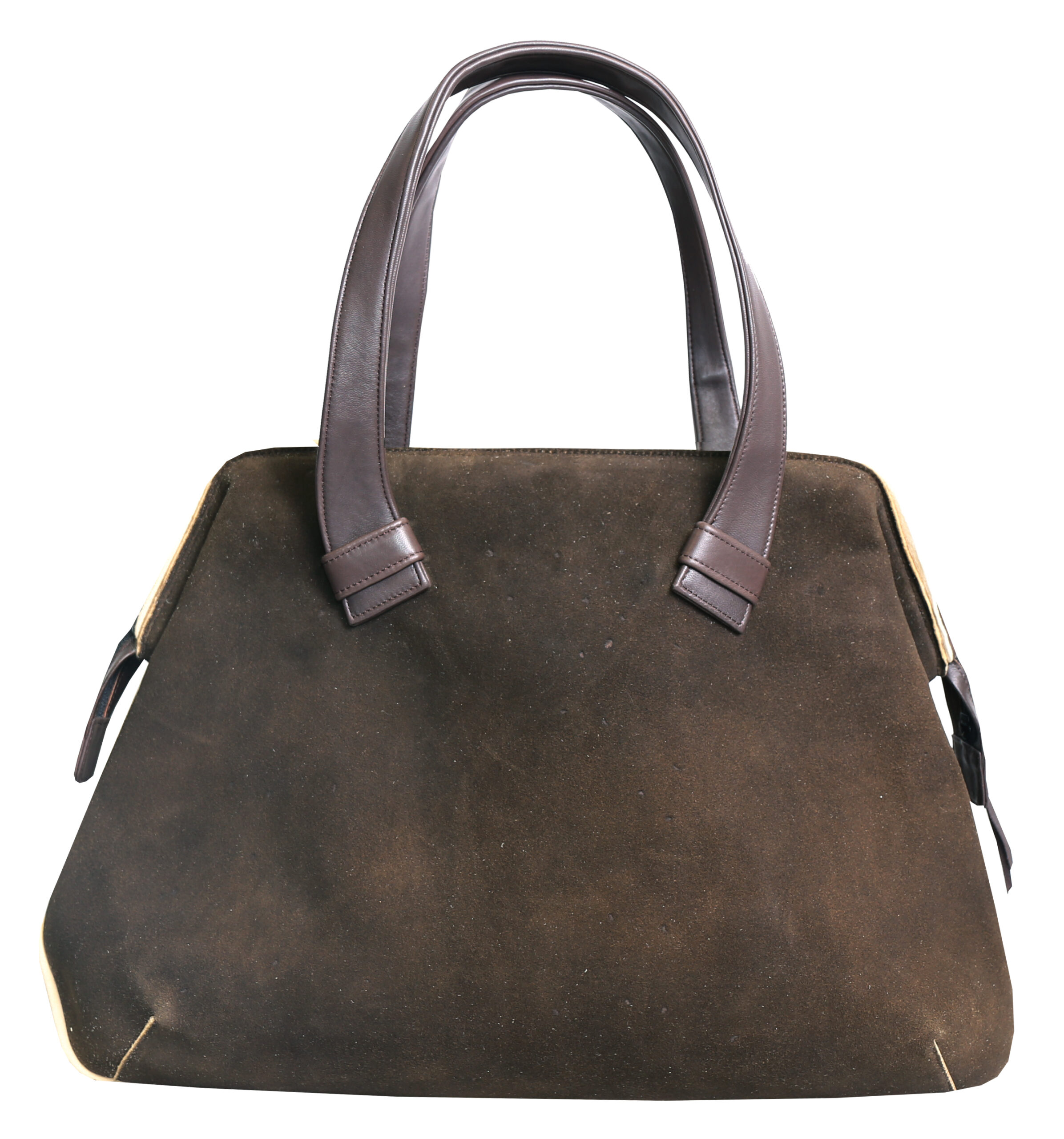 Deer Leather Bag “Capri Bag”, maple