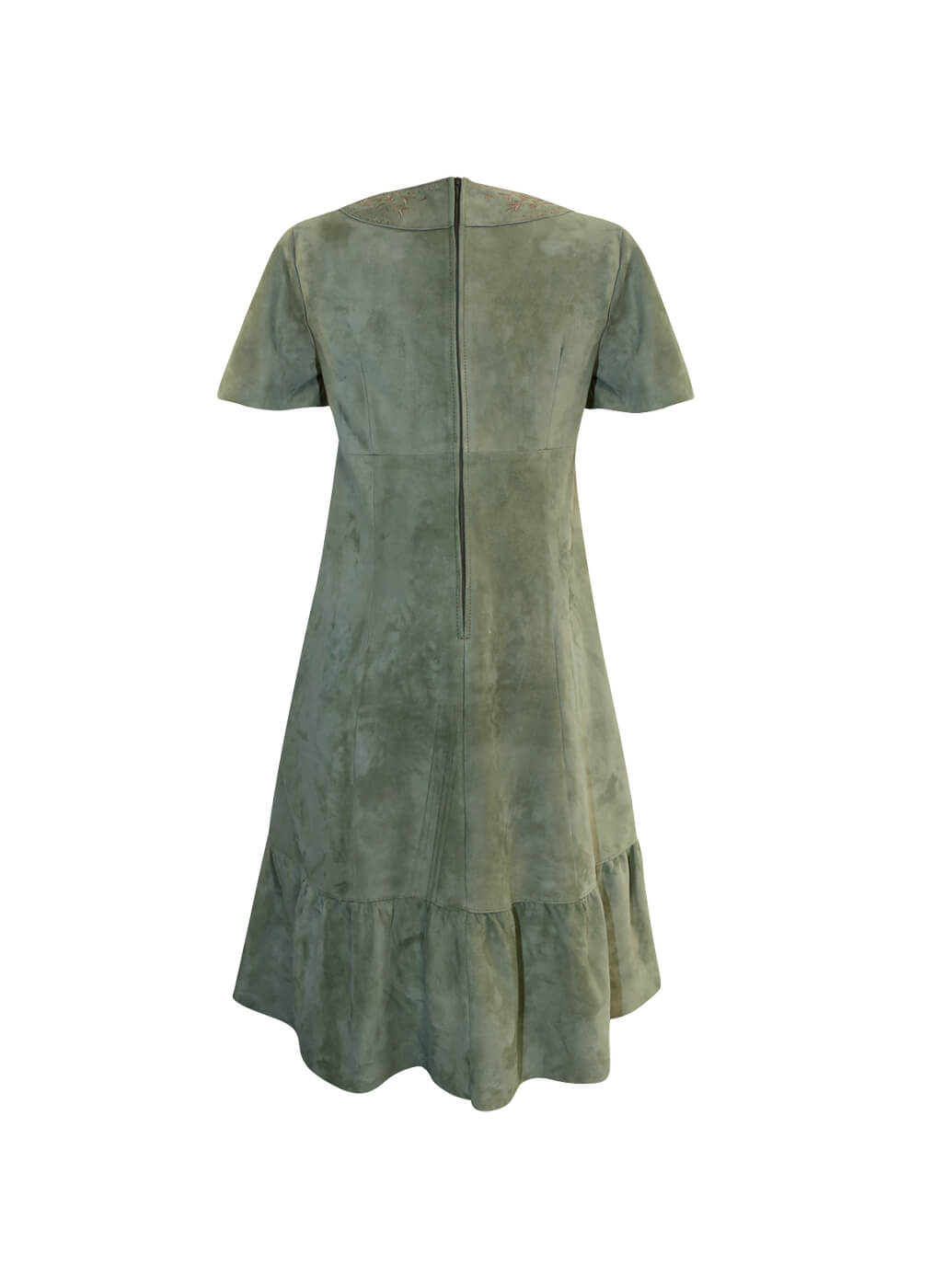 Ziegenleider Kleid “Marrakech”, agave