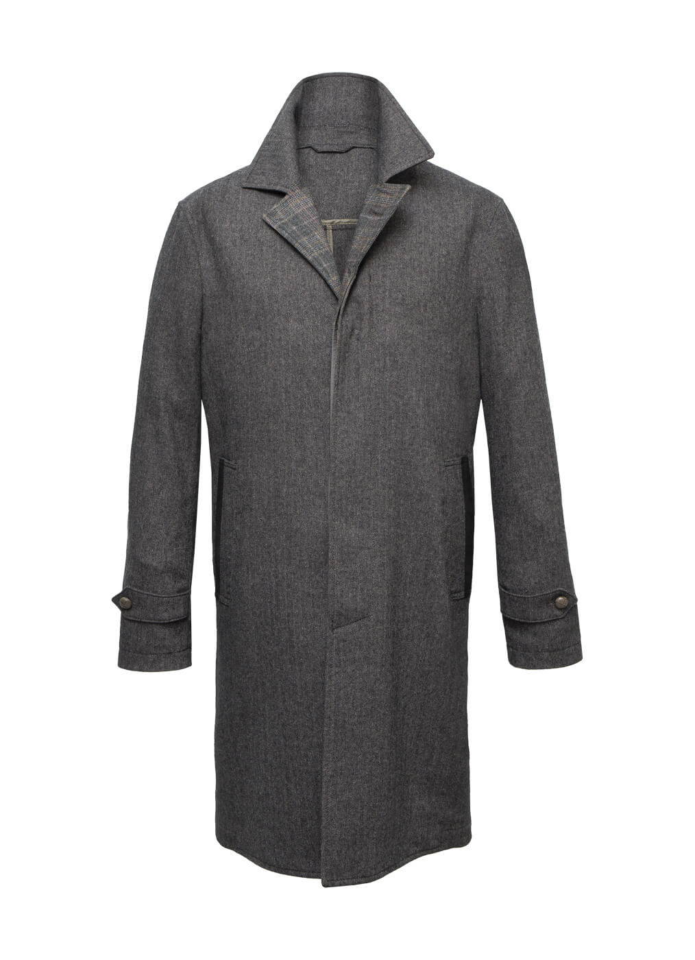 Loden Short Coat Men “Sheffield”, braun