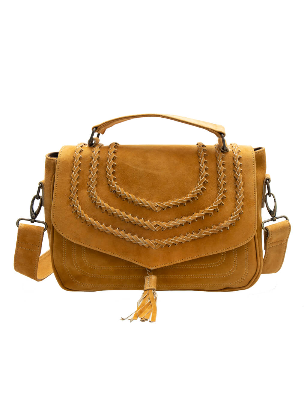 Goat Leather Bag “Just About you”, saffron