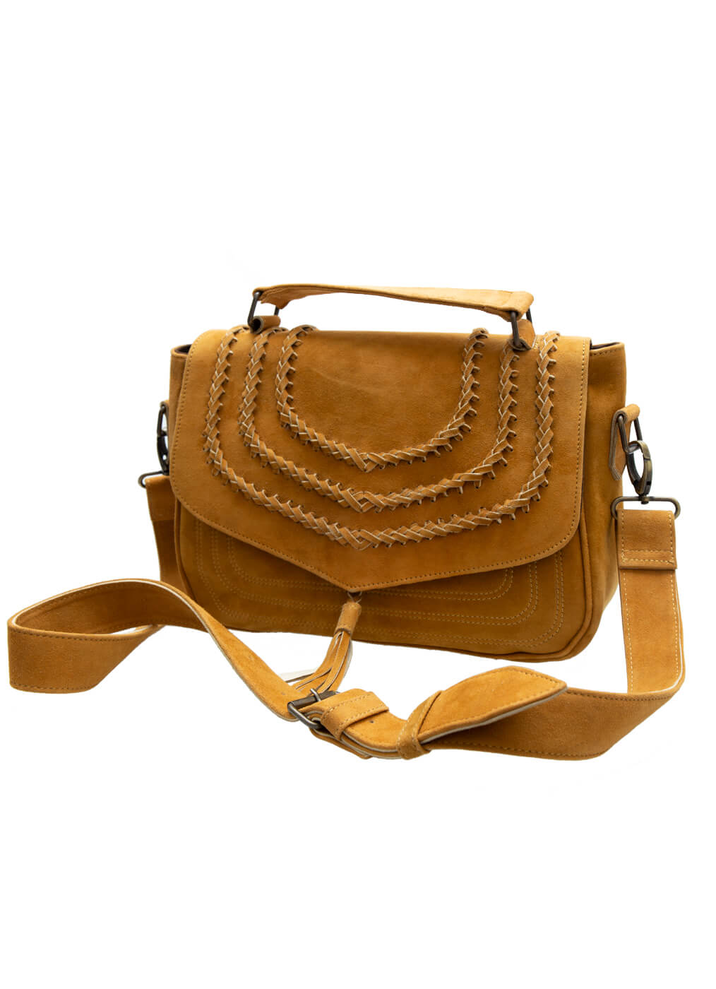 Goat Leather Bag “Just About you”, saffron