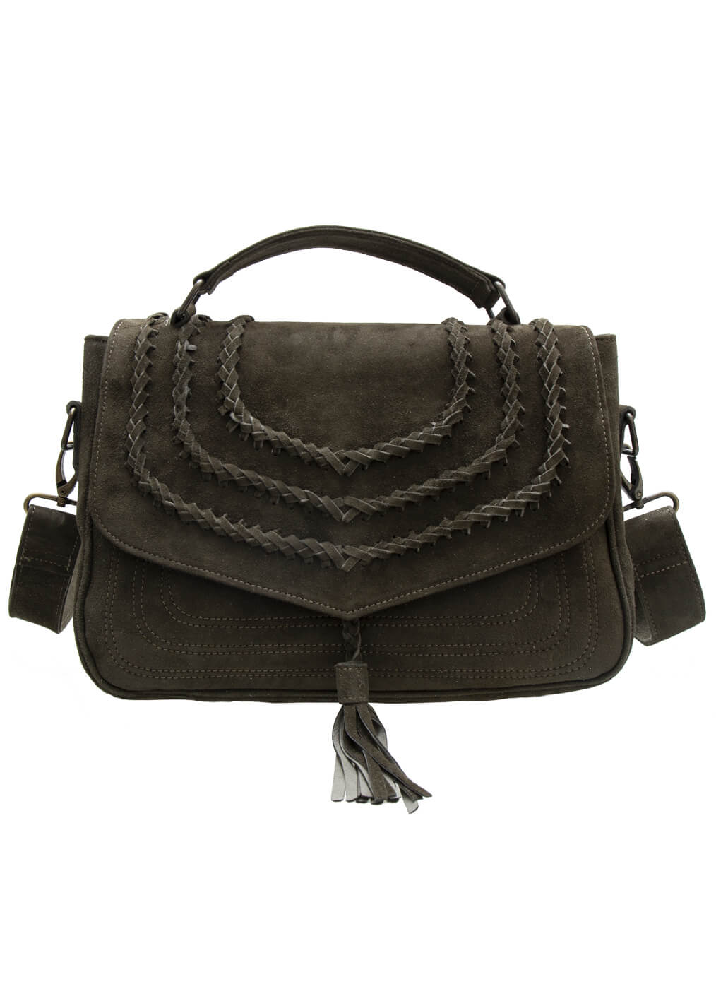 Goat Leather Bag “Just About you”, urban green