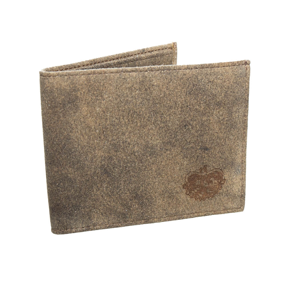 Deer Leather Wallet/ Card Case, old black