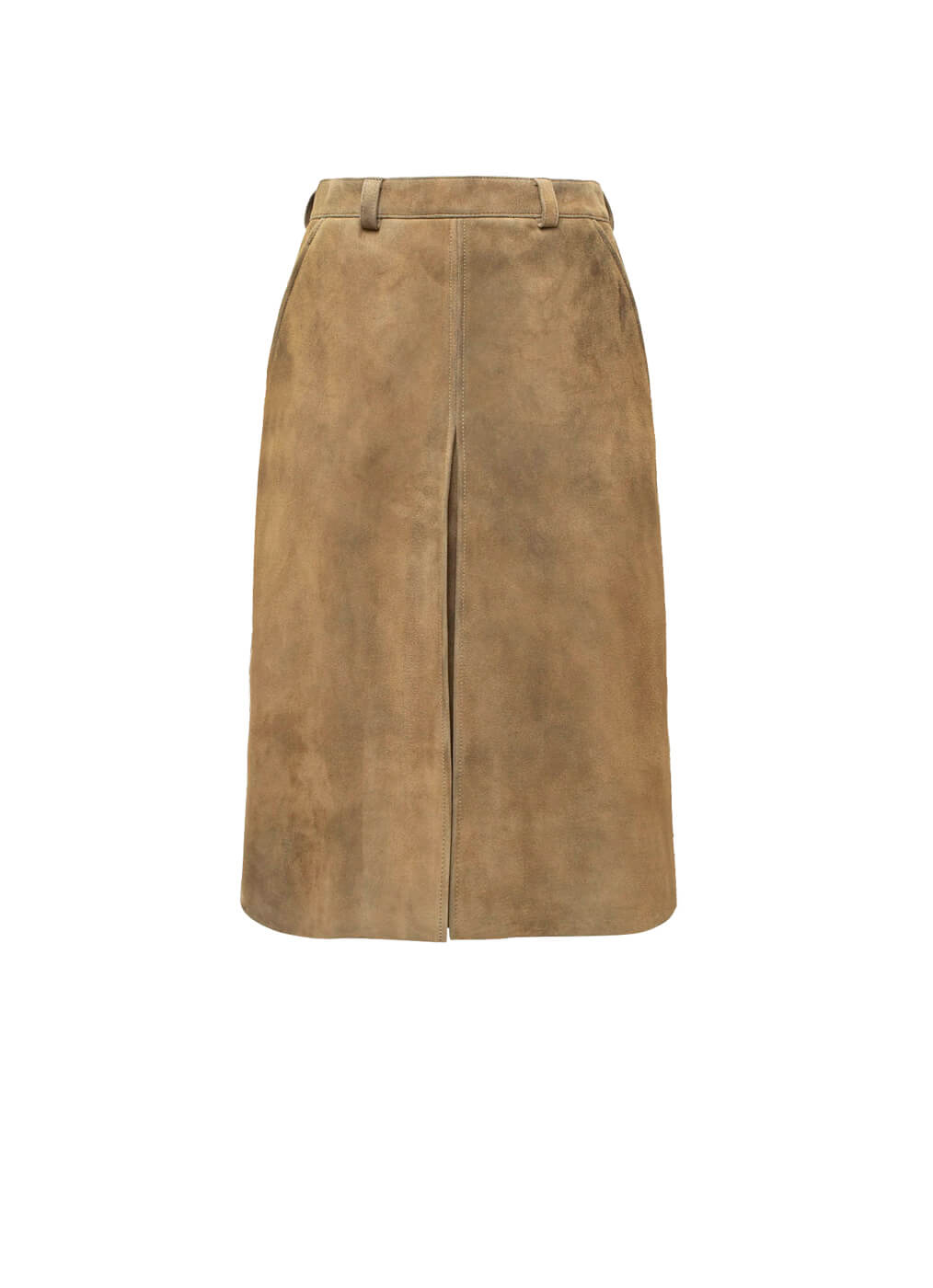 Goat Leather Skirt “Indy”, wood