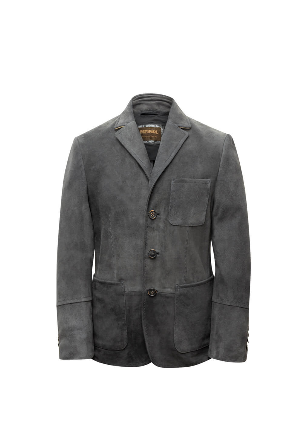 Goat Leather Jacket “Hamptons”, dusty indigo