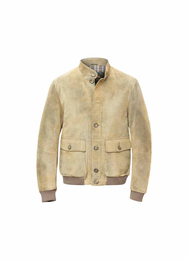 Goat Leather Jacket Men “Finn”, inka