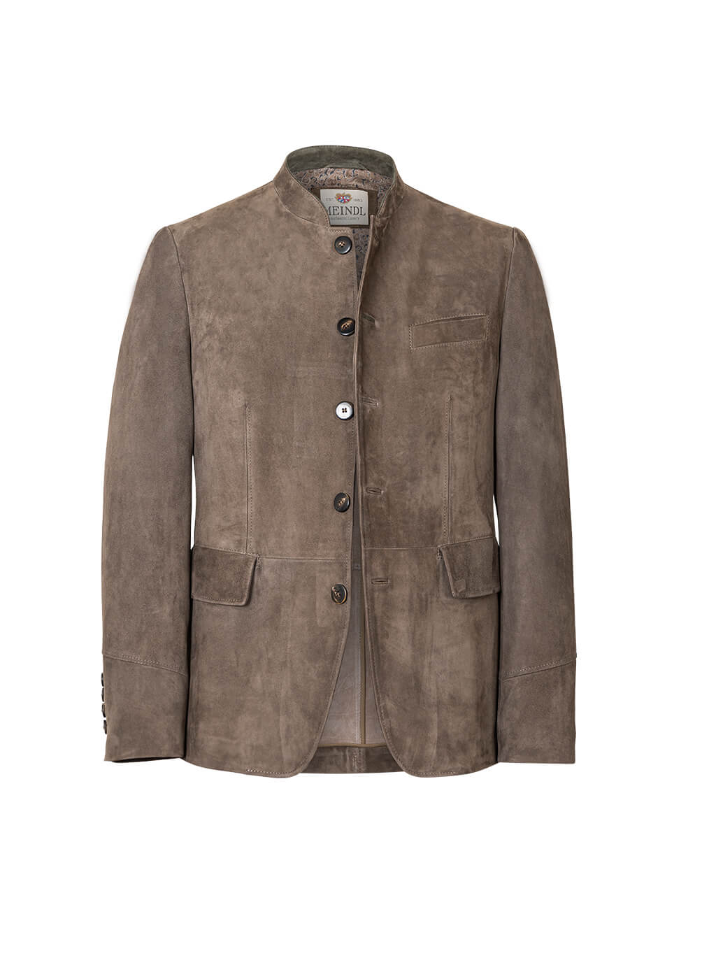 Ziegenleder Jacket Herren “Snowden”, french grey