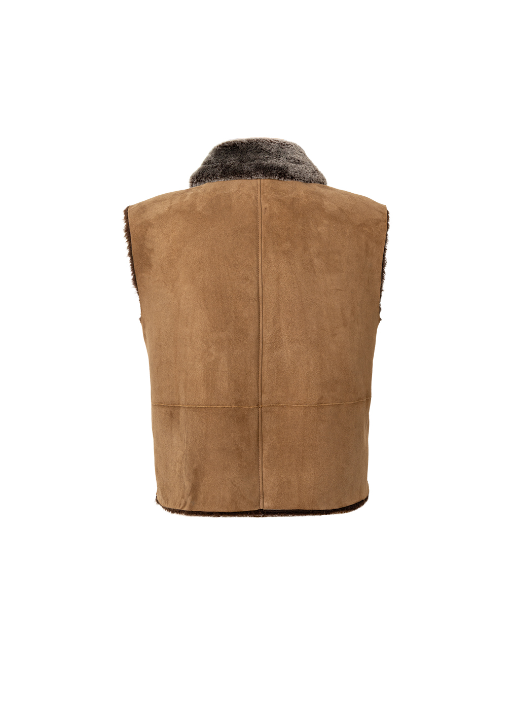 Lambskin Vest Women “Little Nell”, camel