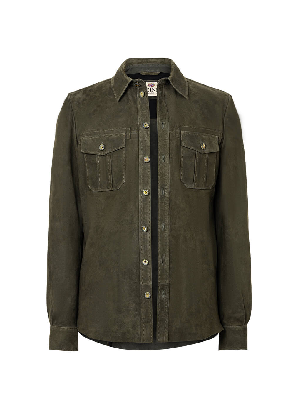 Ziegenleder Hemd Herren “Little Rock, racing green