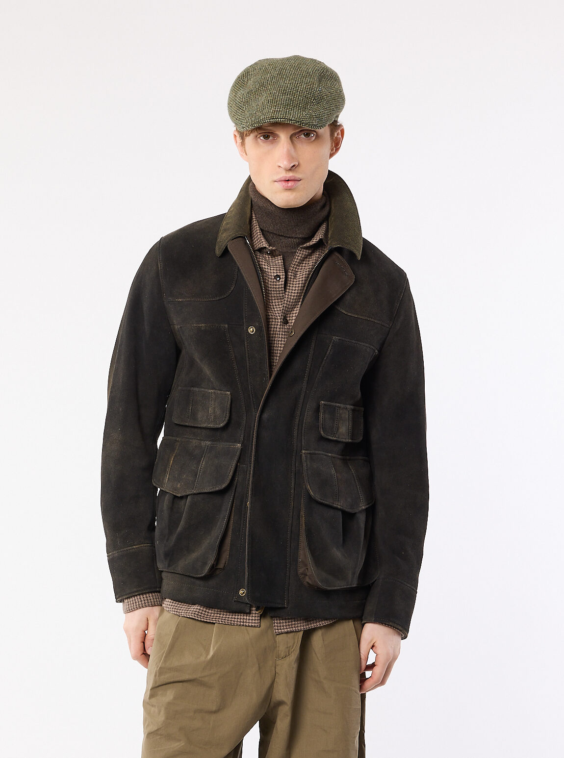 Hirschleder Herren Jacket “Yukon Field”, ahorn