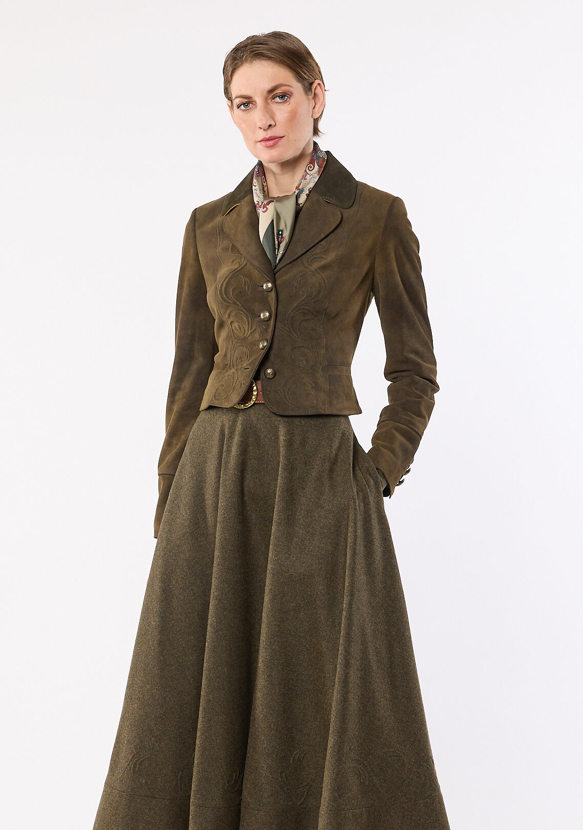 Goat Leather Jacket Women “Mathea”, kabok