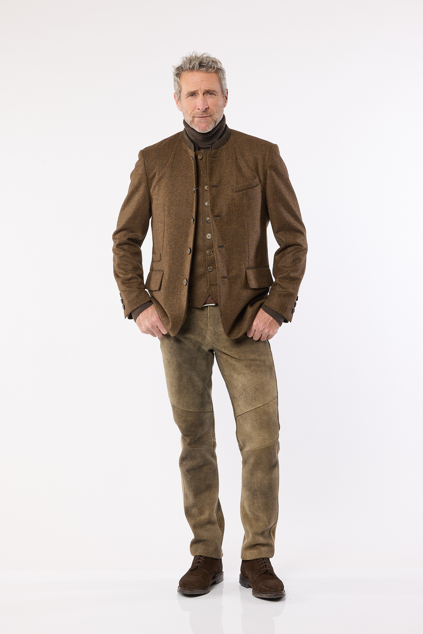 Stoffjacke Herren “Franz”, cognac