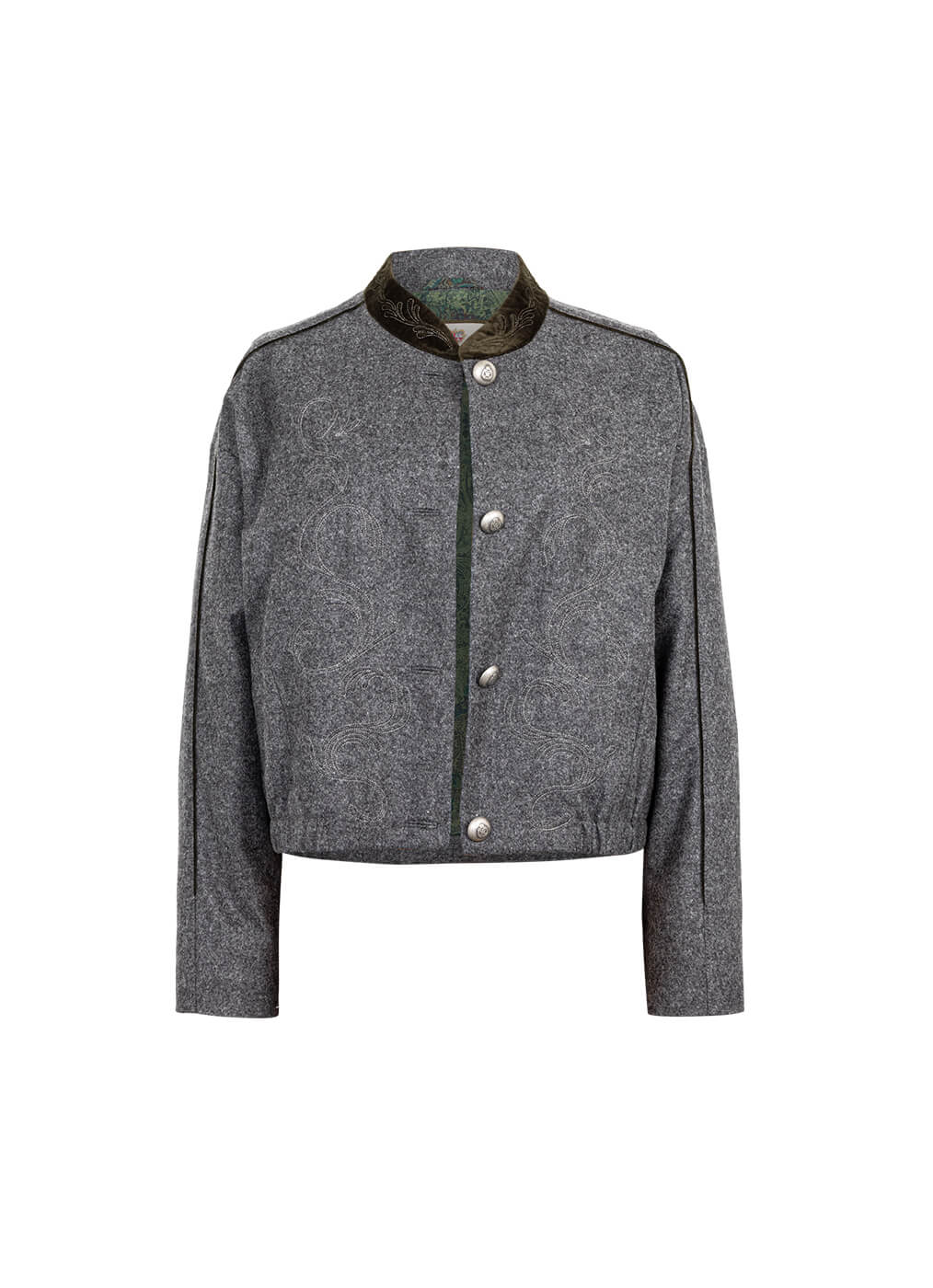 Loden Jacket Women “Ophelia”, graphite