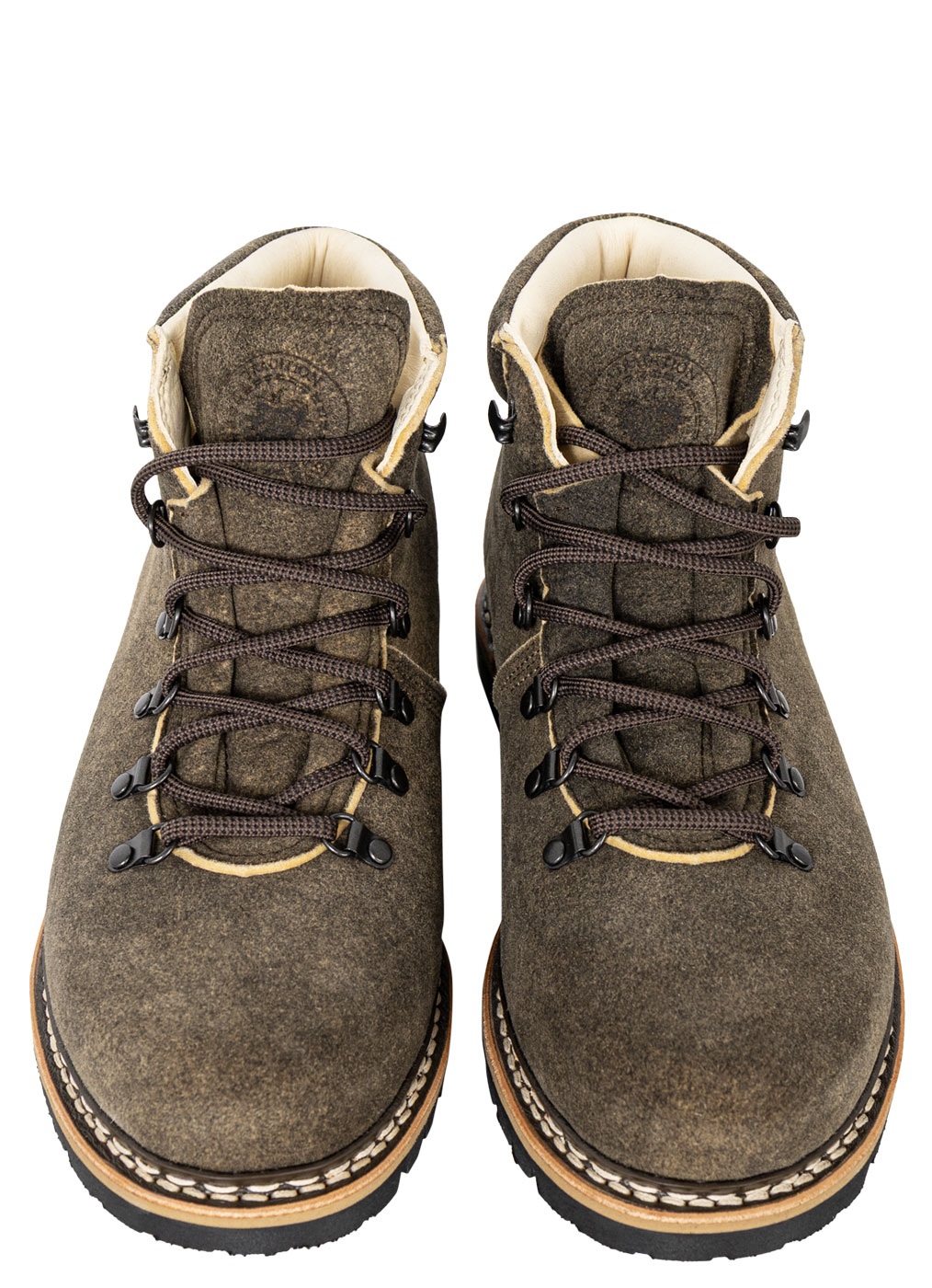 Deer leather shoe men “Preber Hirsch”, old black
